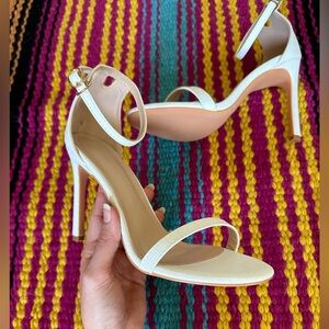 White Stiletto Heels